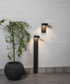 VICI Solcells-pollare Sensor 80cm Svart
