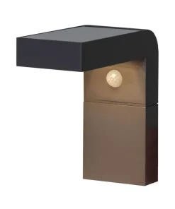 VICI Vägglykta Solcell Sensor 20cm Svart
