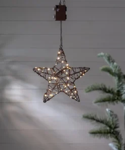VICKE STAR Utomhusdekoration Batteri 30cm Svart IP44