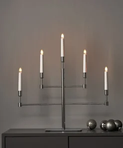 VIDE Ljusstake 5L 53cm Krom