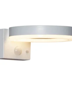 VIDI Solcells-vägglykta 7cm Vit Varmvit IP44