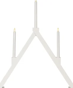 VIKA Ljusstake Batteri 64cm LED Vit