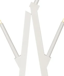 VIKA Ljusstake Batteri 64cm LED Vit
