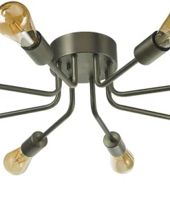 VINCENT Plafond 8L 60cm Antik Nickel