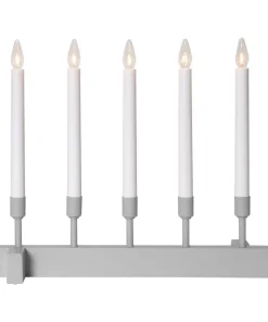 VIND Ljusstake 5L 40cm Beige