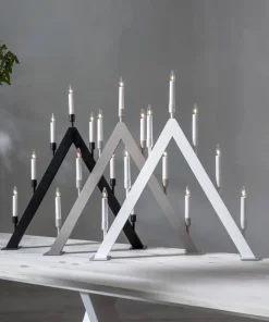 VIND Ljusstake 7L 63cm Svart