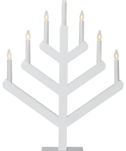 VINGA Ljusstake 7L 62cm Vit