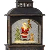 VINTER Lykta med Tomte 21cm Brons