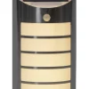 WALLY Vägglykta Solcell Sensor 26,5cm Silver