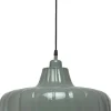 WELLS Taklampa 45cm Grön/Guld