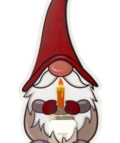 WINDO Inomhusdekoration Tomte Batteri 24cm Flerfärgad