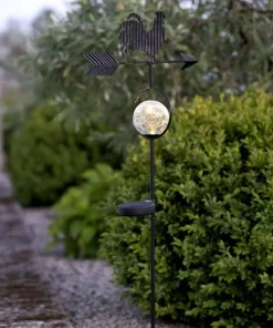 WINDY Solcellsdekoration 81cm Svart