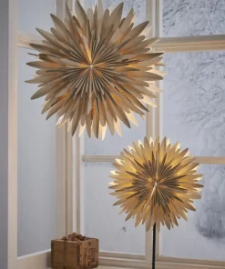 WINTER Pappersstjärna 60cm Beige