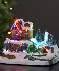 WINTERVILLE Panorama Batteri 23,5cm 10LED Flerfärgad