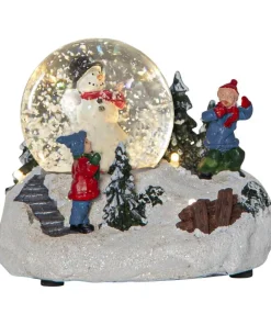 WINTERVILLE Panorama Snögubbe Batteri 12cm