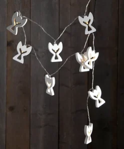 WOODWORKS ÄNGLAR Ljusslinga 135cm Vit