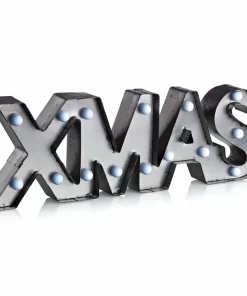 WORD Dekoration Xmas LED Grå