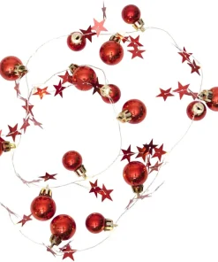 X-MAS Ljusslinga 90cm Röd