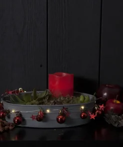 X-MAS Ljusslinga 90cm Röd