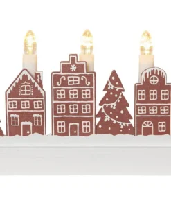 YULETIDE Ljusstake Batteri 5L 28cm Brun