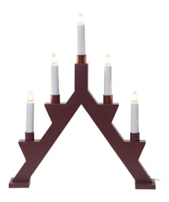 ZACK Träljusstake 41cm Röd