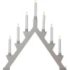 ZACK Träljusstake 7L 53cm Beige