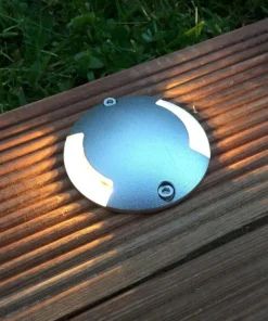 ZENIT DUO Decklight 7cm 12V Silver IP67
