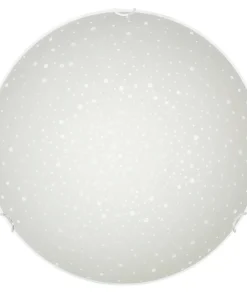 ZODIAC LED Plafond 48cm Frostad/Mönster