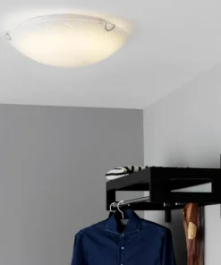 ZODIAC LED-Plafond 30cm Frostad/Mönster